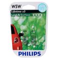 Ampoules Philips W5W LongLife EcoVision 12V-0