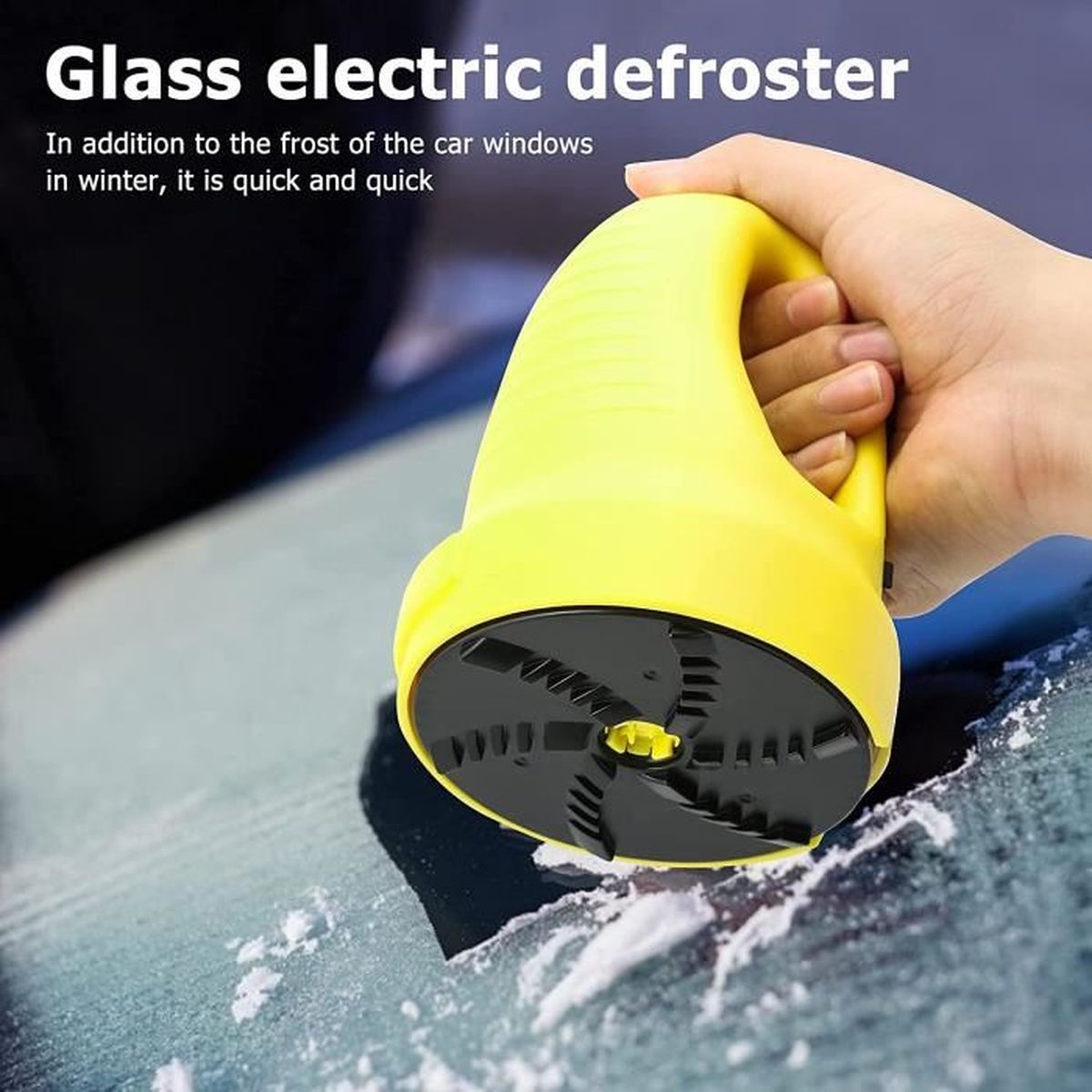 NOEARR Grattoirs À Glace Électriques Hiver Chargement USB Accessoires Glectriques Dégivreur Neige Grattoirs à Glace de Voiture