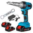 Riveteuse électrique sans fil Pistolet à Riveter - ONEVAN - 2X 1.5AH Batteries