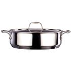 BEKA Sauteuse Chef en inox 2 anses + couvercle - D:28cm
