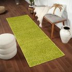 SURYA Tapis de Salon à Poils Longs Doux Shaggy Uni Chic LILLY 160x220cm Vert