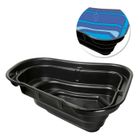 UBBINK Bassin préfabriqué Start 150 en HDPE - 150 L - 79 x 119 cm - Profondeur : 42 cm - Noir