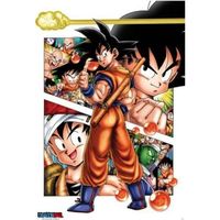 Poster Dragon Ball - Poster "DB/ Son Goku story" roulé filmé (91.5x61)  - ABYstyle
