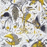 Emma J Shipley Animalia Audubon Papier Peint Or W0099 - 02