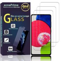 VCOMP® Pour Samsung Galaxy A52S 5G 6.5": Lot - Pack de 3 Films de protection écran Verre Trempé