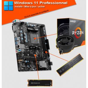 UNITÉ CENTRALE  Kit Upgrade évolution PC AMD Ryzen 3 3,6Ghz - Rade