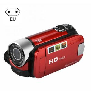 CAMÉSCOPE NUMÉRIQUE EU rouge - Caméra numérique Portable 16MP avec écr