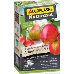 ENGRAIS ALGOFLASH NATURASOL Engrais Arbres Fruitiers, Long