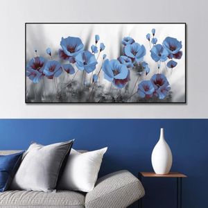Toile Fleur Peinture Impressions Sur Toile Salon Chambre Décoration Mur Art Affiches Impressions 40x60 cm Avec cadre blanc 