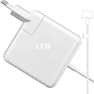 CHARGEUR - ADAPTATEUR  Chargeur Mac Book Air 45W, Magnétique T-Tip Charge