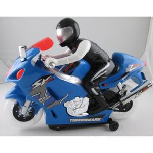 MOTO - SCOOTER moto musicale et lumineuse bleu