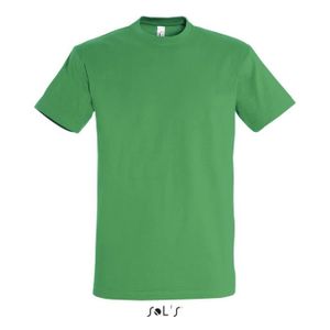 MAILLOT DE FOOTBALL - T-SHIRT DE FOOTBALL - POLO DE FOOTBALL T-shirt Sol's Imperial - vert prairie - 4XL
