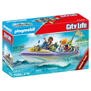 FIGURINE - PERSONNAGE PLAYMOBIL - Mariés et bateau - City Life - Découvr