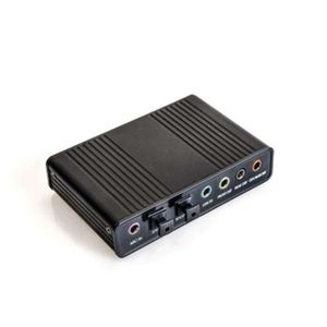 kawehiop F007 Carte Son USB Studio Enregistrement périphérique Externe  réduction du Bruit Microphone Adaptateur de mixage Audio pour la Diffusion  de podcasts : : Informatique