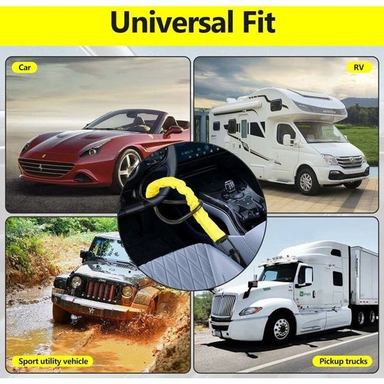 Antivol Voiture Volant Ceinture, Canne Antivol Voitur Antivol Voiture Barre Securite Vehicule Haute Visibilite Robuste Convient A La Plupart Des Modeles Avec Trois Cles 89533154