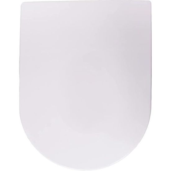 Abattant WC Avec Abaisseur Automatique – Fanmitrk – Ovale – Blanc Plume – Duroplast
