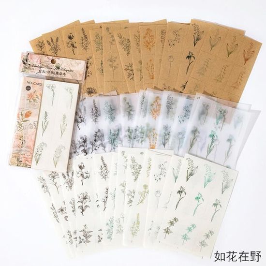 Jtnohx 75 Pièces Fleur Autocollant, Paillettes Autocollant En Mousse