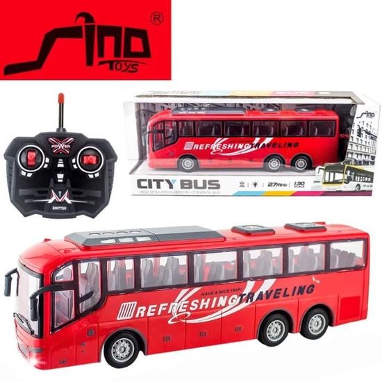 Bus Scolaire Télécommandé Avec Lumières – Jouet RC Facile Pour Enfants Dès 3 Ans