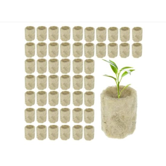 100 Cubes De Laine De Roche Pour Culture Hydroponique - Propagation Semis Et Boutures
