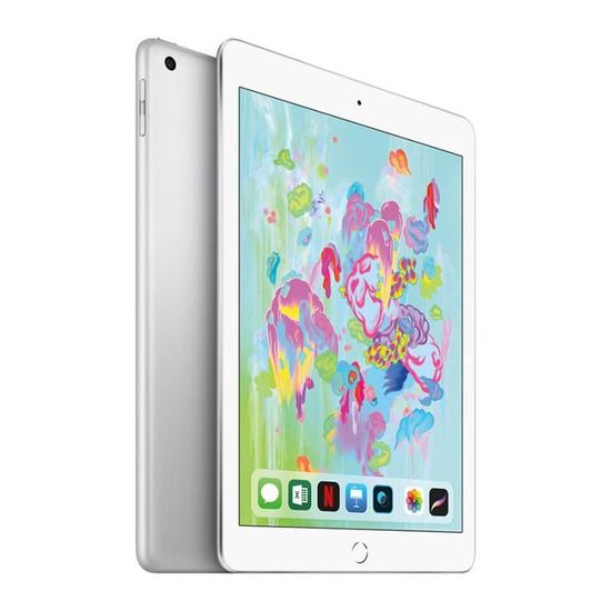 Apple iPad 2018 Wi-Fi 9.7" 128Go Tablette --- Argent