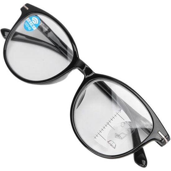 Fdit Lunettes de lecture multifocales progressives Lunettes de Lecture Multifocales Anti-Lumière Bleue Lunettes Presbytes Simples