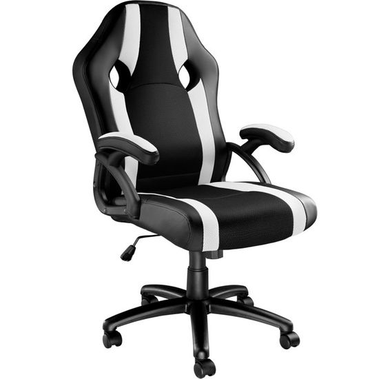 Confortable TecTake TECTAKE Chaise de Bureau Design Gamer GOODMAN Hauteur Réglable 