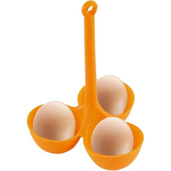 Pochoirs à œufs En Silicone (lot De 6) - Pour œufs Pochés Parfaits, Très épais, Micro-ondes Et Lave-vaisselle Safe