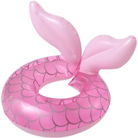 Legami - Donut Gonflable pour Piscine, Maxi Donut Gonflable pour Enfants et Adultes, Plage Gonflable, supporte jusqu'à 80 Kg, en Forme de Sauveur, Diamètre 102 cm, Seashell