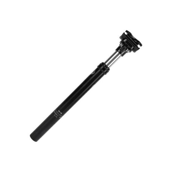 Tige De Selle Vélo Suspension 50mm RIRO - Alliage Aluminium - 27.2/30.9/31.6mm - 350mm Noir