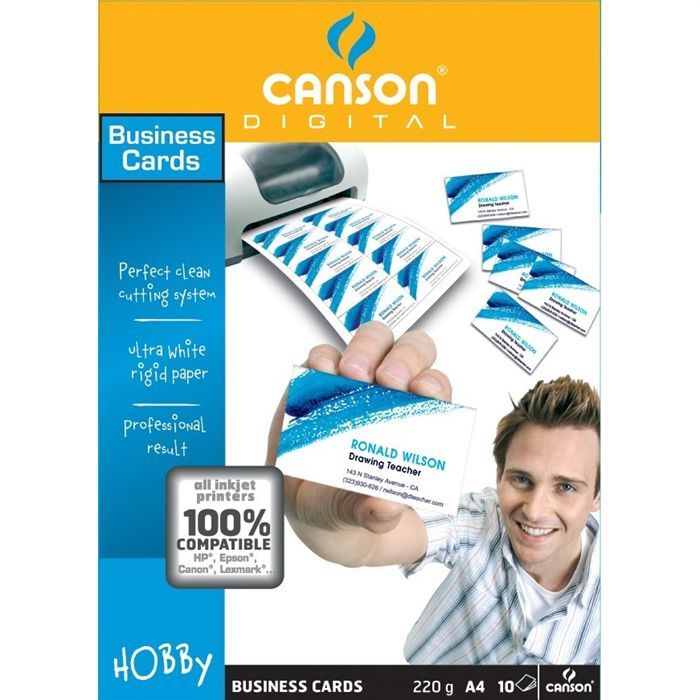 Canson Cartes De Visites Achat Vente Carte De Visite Canson Cartes De Visites Cdiscount