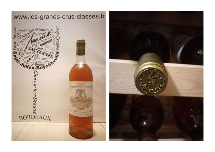 Château Filhot 1982 - Sauternes - 1 x 75 cl - Liquoreux