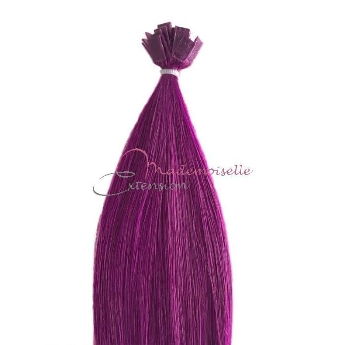 Extension a chaud lisse - Collection Fantaisie - Violet