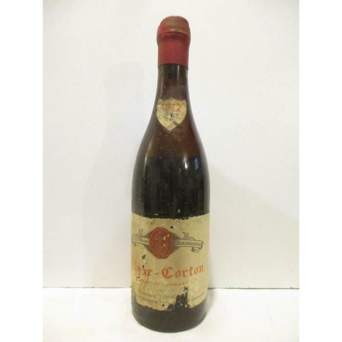 aloxe-corton bernard lobreau (niveau bas étiquette abîmée b5) rouge 1972 - bourgogne