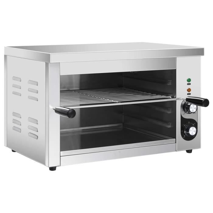 Salamandre Gastronorm électrique 3000 W Acier inoxydable