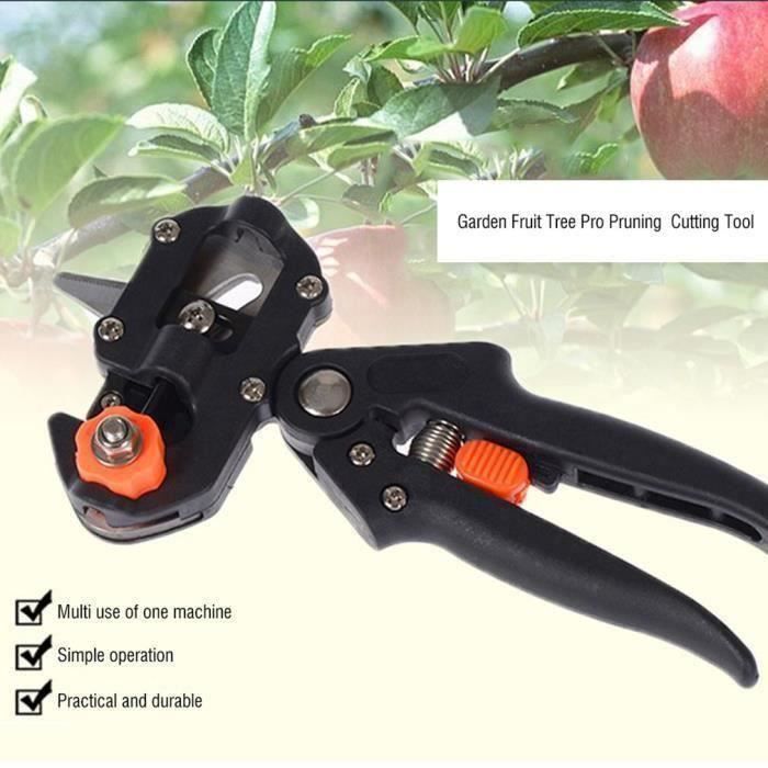 Fruits Arbre Jardin Outils Pro Sécateur Ciseaux coupe Greffage outil + 2 Lame jardin ensemble sécateur Arbre De Coupe Kit TH4