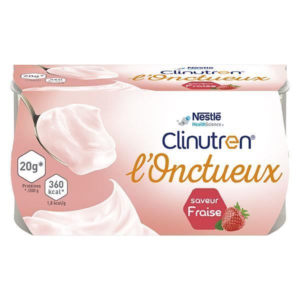 Clinutren L'Onctueux Fraise 4 x 200g