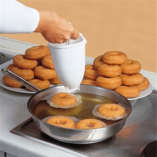 L656 Plastique beignet fabricant Machine moule bricolage outil cuisine pâtisserie fabrication ustensiles de cuisson cuisine Gadget