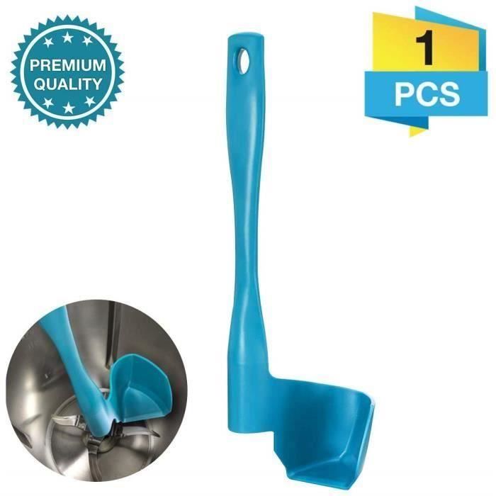 Spatule Tournante pour Thermomix TM5,TM6,TM31 Adapter pour la Séparation,la Collection et Le Nettoyage des Aliments (Bleu)