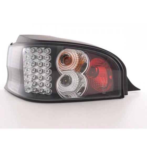 LED Feux arrières pour Citroën Saxo (type S/S HFX / S KFW) année 96-02, noir - - année: 1996 à 2002- couleur: noir