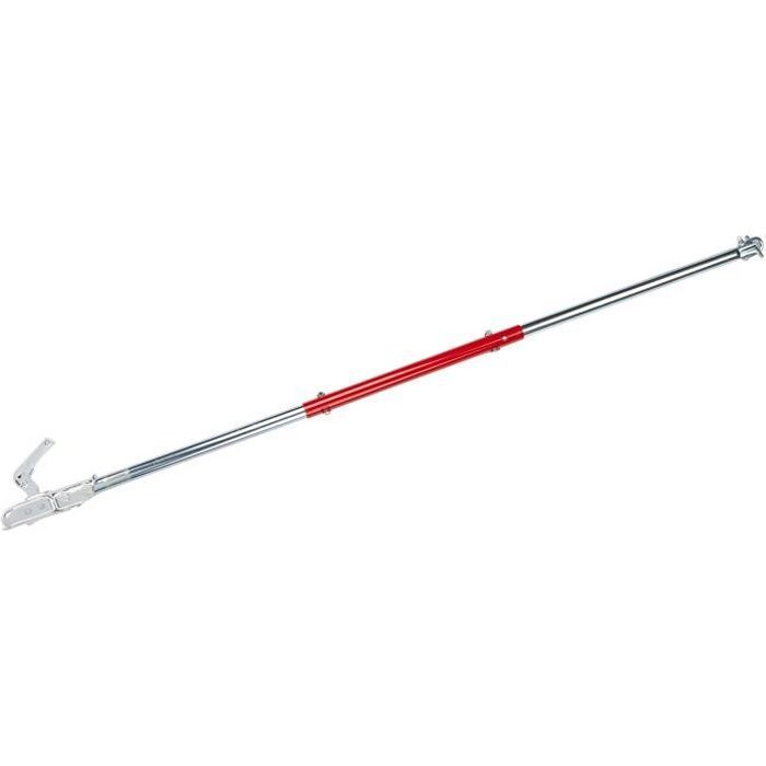 Mottez Barre de remorquage fixation par boule d'attelage Rouge 235 cm