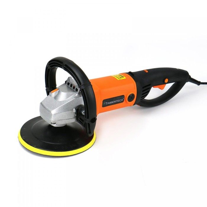 TIMBERTECH® Polisseuse - 1400W, 3000 tr/min, 3 Disques - Lustreuse, Kit de Polissage, Voiture, Carrosserie, Moto, Bateau, Marbre