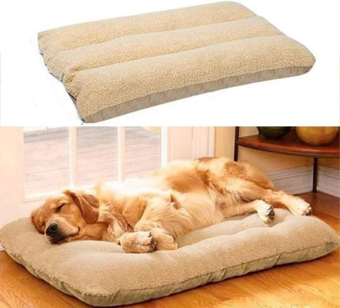 Comparer les prix de Matelas orthopédique en peluche pour chiens de taille moyenne à grande, lit pour animaux de compagnie en polaire douce