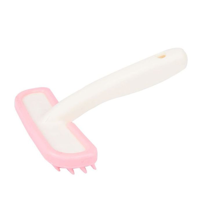2pcs petit peigne pour animaux de compagnie brosse à poils de lapin en silicone durable peigne délicat en silicone pour animaux