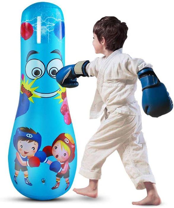 Gonflable Sac Boxe Enfant Sac De Frappe Gonflable Pour Enfants – Punching Ball Pour Défoulement