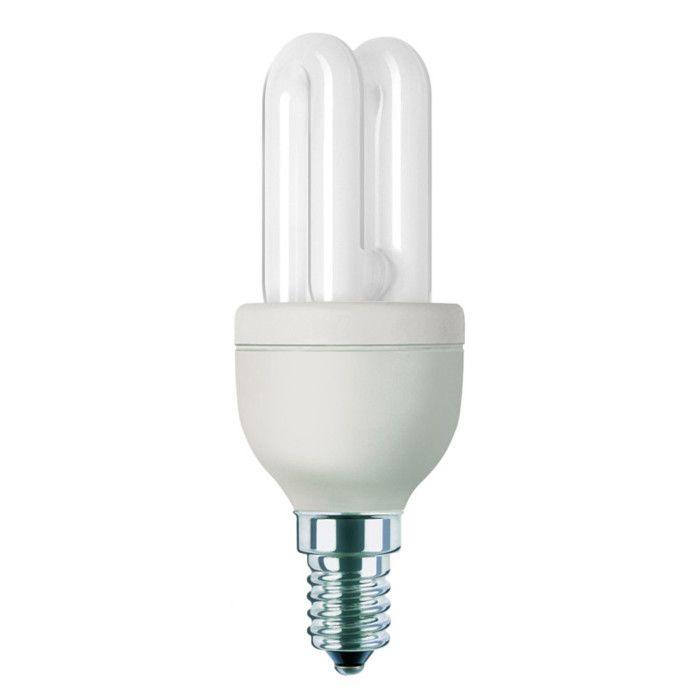 Philips Genie Ampoule Tube Lampe (Stick E14 Blanc blanc chaud)