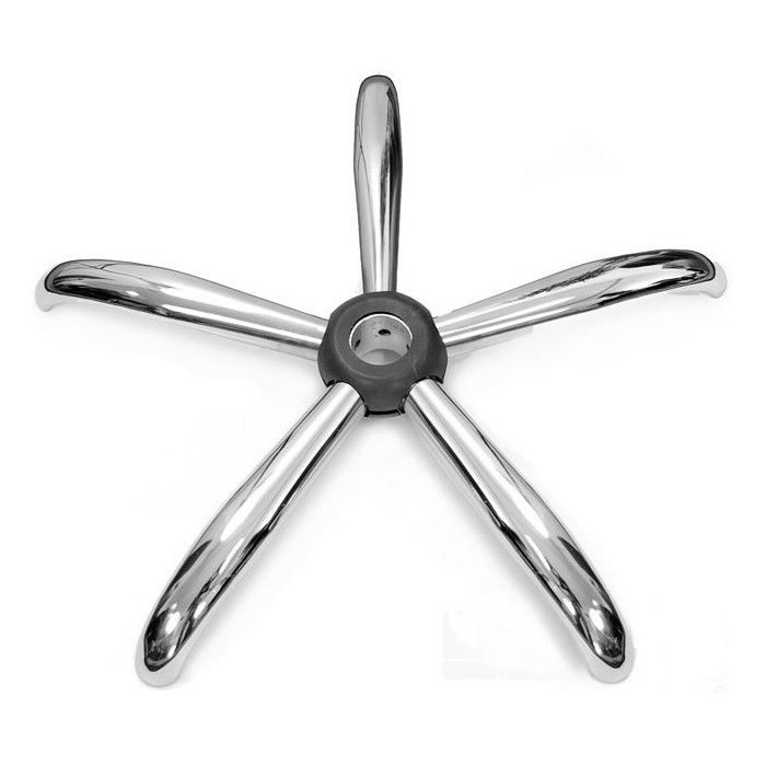 Piètement Chromé pour Fauteuil - Sofotel - Diamètre 64 cm - Ouverture 50 mm - Métal Chromé - Design Contemporain
