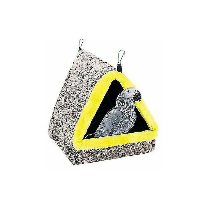 Hamac en peluche pour oiseaux - EINNENFFER - Grotte à câliner - Grand - Intérieur - Confortable