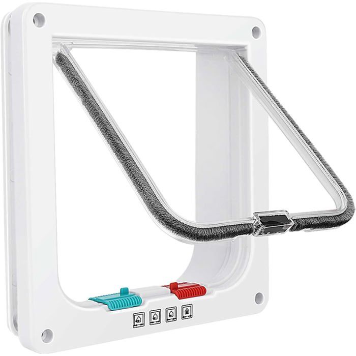 Meilleurs prix pour YSFMODE-Chatière Fine Pour ChatPour FenêtrePorte Pour Animaux De Compagnie Et Porte CoulissantePorte De Sécurité Pour Animaux D