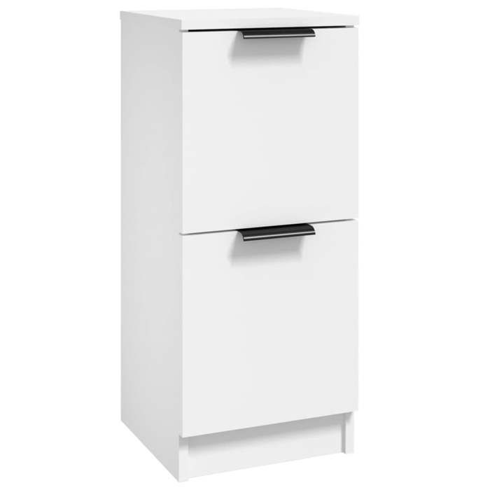 “Winter SaleTOP Armoire/Cabinet à tiroirs Blanc - Buffet Blanc 30x30x70cm - bois dingénierie PRO63835