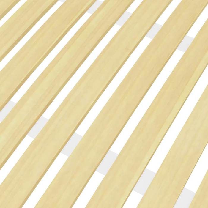 Lattes de rechange pour sommier - WIENS - 17 lattes - 80x200 cm - Bois de peuplier massif - Épaisseur 12 mm - Pliable